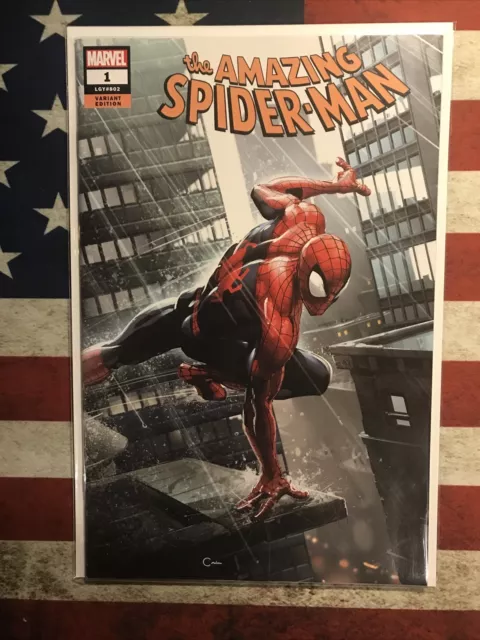 🔥🕷Amazing Spider-Man 1 Lgy 802 Clayton Crain Variant Nm🔥