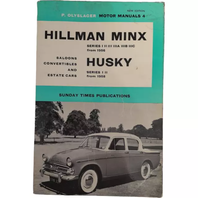 Manuales de motor P. Olyslager 4 Hillman Minx