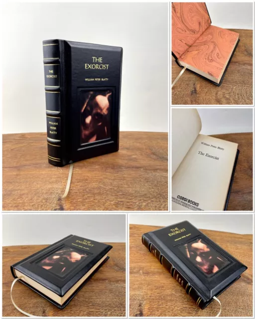 The Exorcist - horror novel by William Peter Blatty - leather-bound book - creep 3