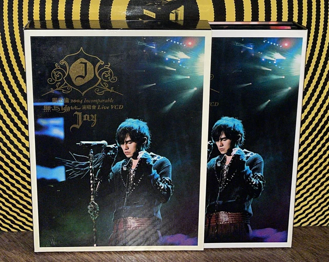 周杰伦JAY CHOU 2004 Incomparable Live 2CD + VCD with Box