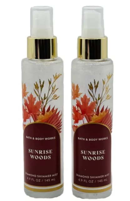 X 2 Sunrise Wald Diamant Schimmer Nebel 145ml Bath & Body Works