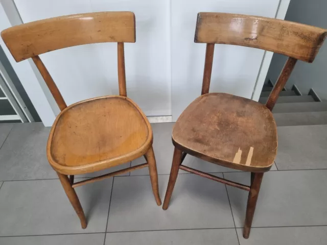 Sedia in legno vintage coppia di sedie da cucina sala da pranzo bar bistrot