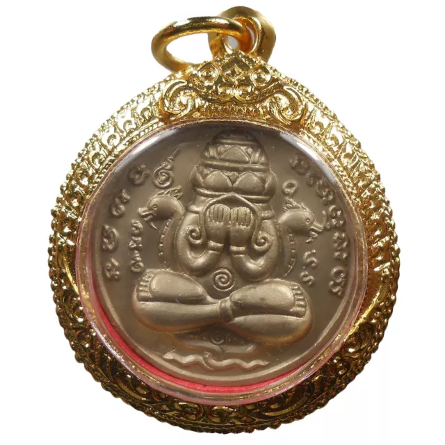 Beautiful Phra Pidta Phangphrakarn Thai Buddha Amulet Very Real Rare !!!