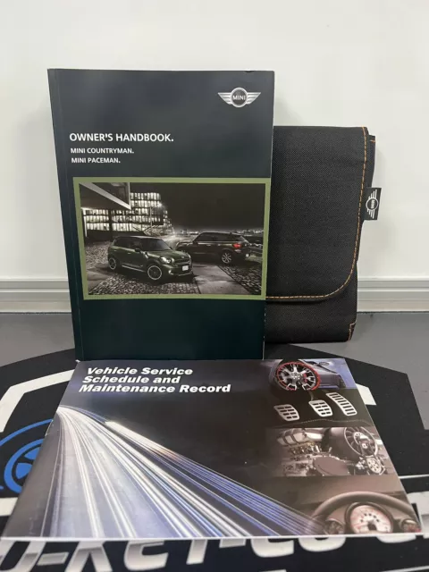 Mini Countryman / Paceman Owners Pack / Handbook / Manual + Wallet 14-16 (2016)