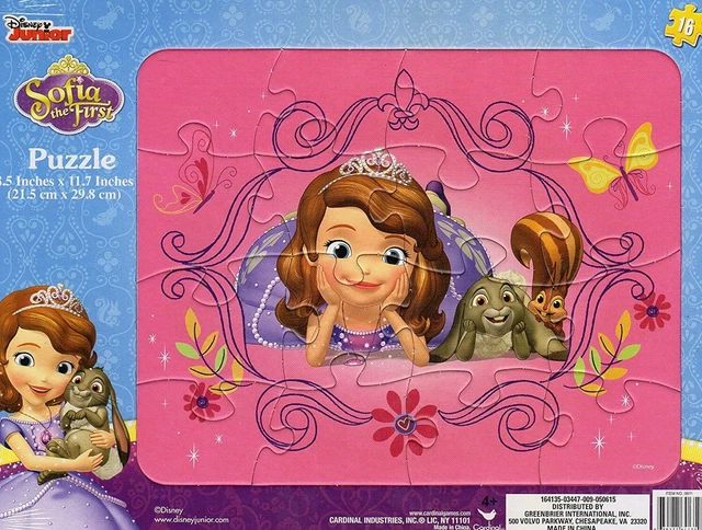 DISNEY JUNIOR SOFIA the First - 16 Pieces Jigsaw Puzzle £10.42 ...