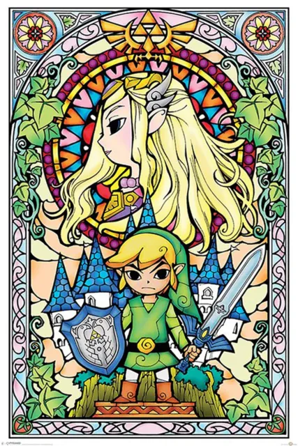 The Legend of Zelda Poster Kirchenfenster 61 x 91,5 cm