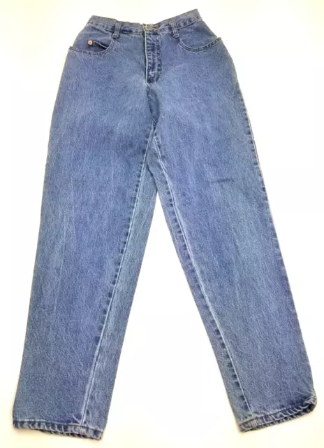 STEEL Womens Jeans High Waist Denim Made in USA Size 3 Vintage 80s 90s