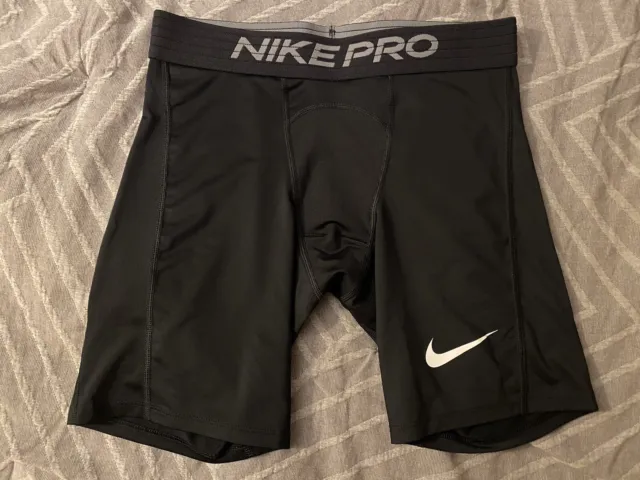 Men's Jock Nike Pro Elite Green Running Spandex Half Tights