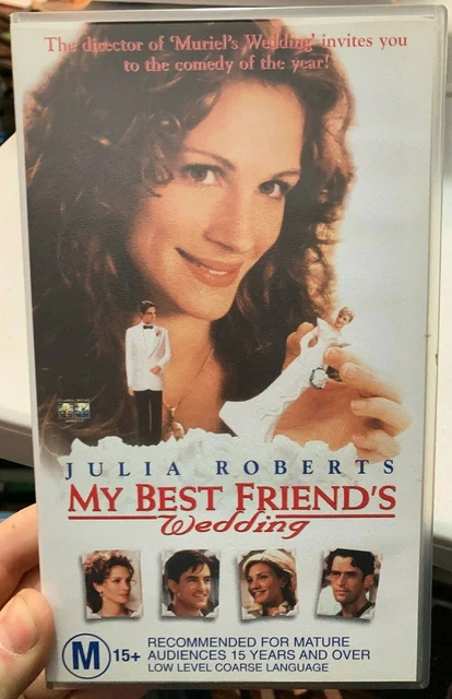 MY BEST FRIEND'S Wedding VHS VIDEO TAPE (1997 Julia Roberts comedy
