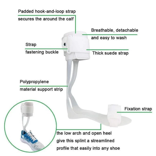 ANKLE FOOT ORTHOSIS Support AFO Foot Drop Brace Medical Drop Foot