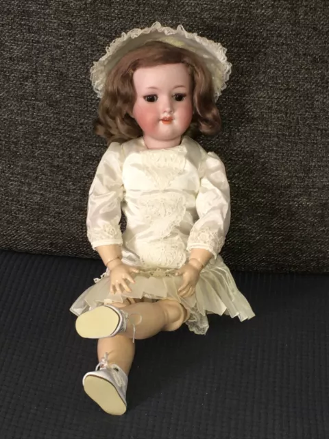 Antique 20" ARMAND MARSEILLE #390 A.2.M Doll 1900-1919 Bisque + Compo GERMANY