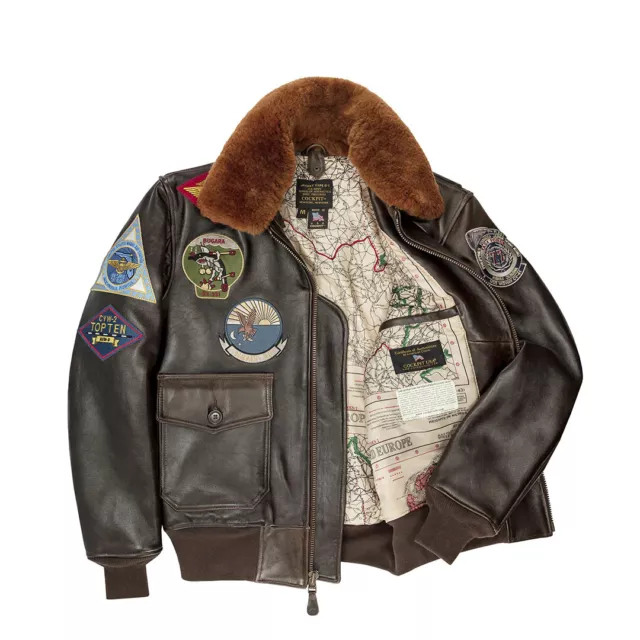 COCKPIT USA FORMERLY Avirex Ltd Top Gun Flight Jacket XS 5XL Brown USA 837.00 PicClick