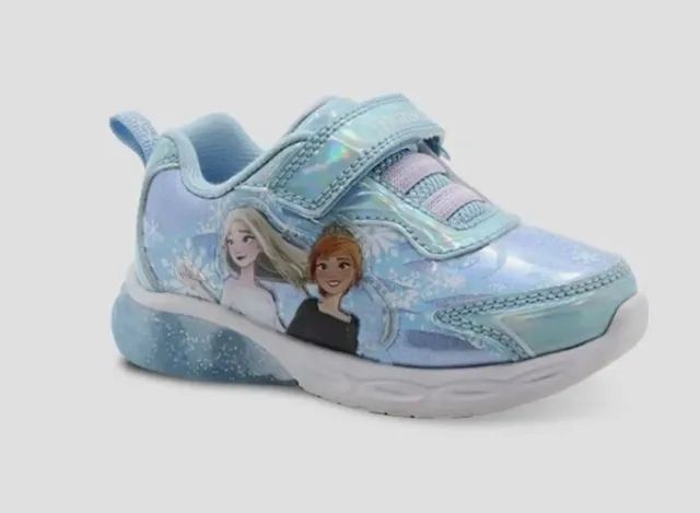 Toddler Girls' Frozen 2 Athletic Sneakers Blue - SIZE 6