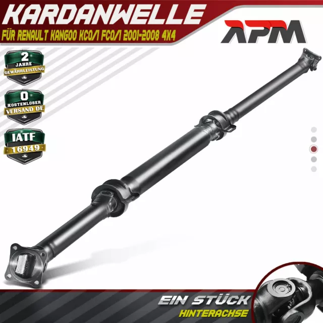 Árbol Cardán Árbol de Impulsión Trasero para Renault Kangoo 1.6 1.9 4x4 01-08