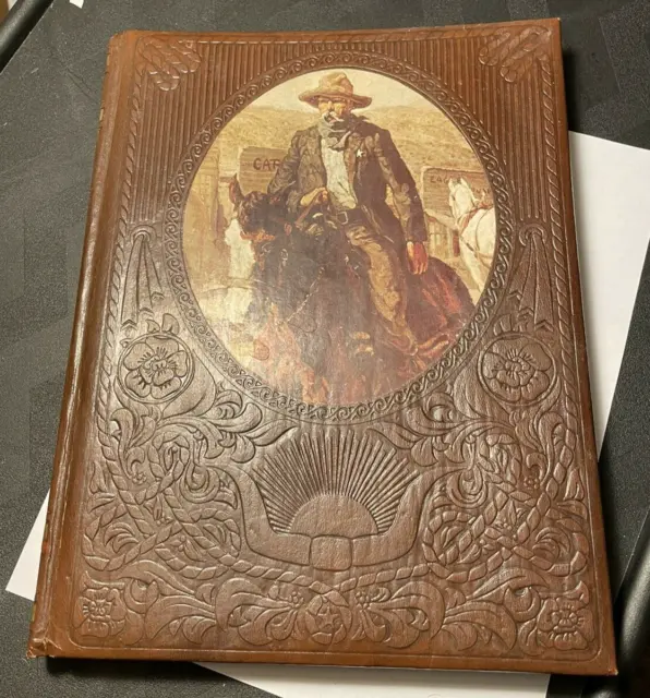 The Old West The Gunfighters Book Leather Bound 1974 Time Life Books Hard Back