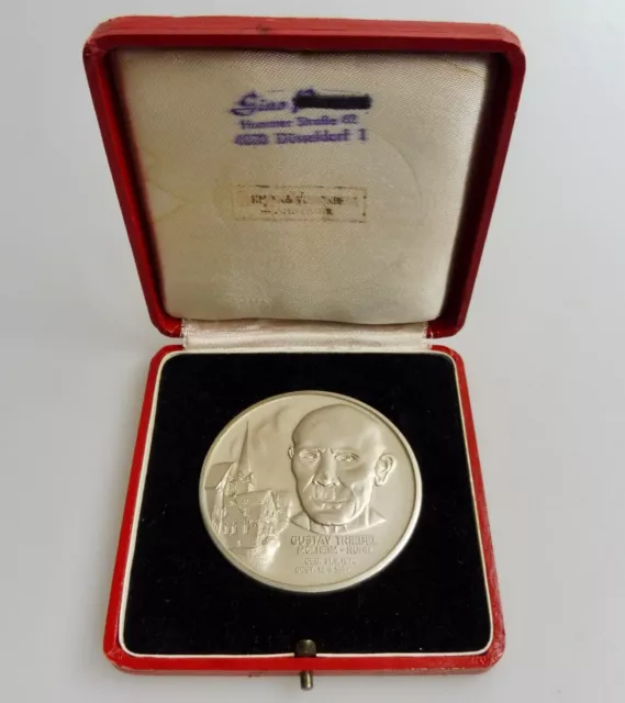 Medaille Um 1955 Gustav Triebel Landesverband Rheinischer Rassegeflügelzüchter