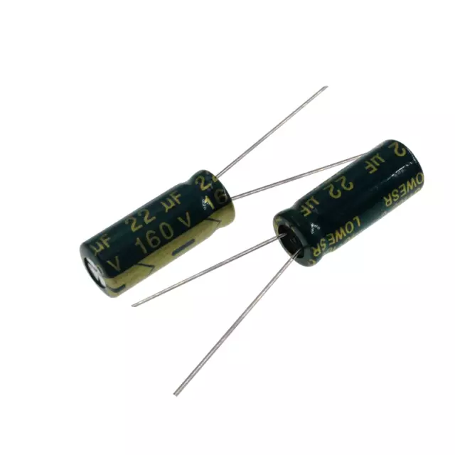 20pcs 160v 22uf 160volt 22mfd 105c aluminum electrolytic capacitor 10×13mm 3