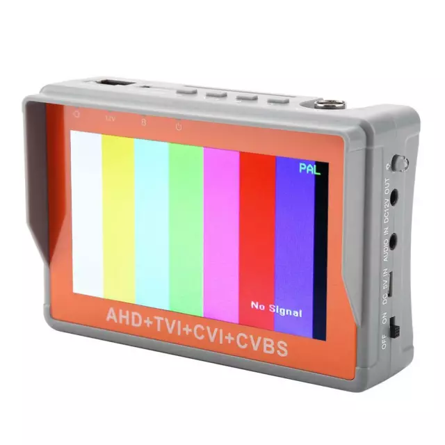 5MP 1080P 4.3' HD CCTV Camera Tester 4 in 1 AHD TVI CVI CVBS Analog Camera
