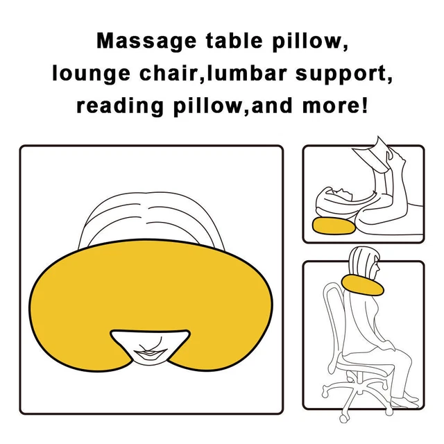 Memory Foam U Shaped Travel Sleep Pillow Neck Support Head Back Cushion Brown US 5