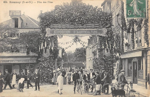 Cpa 91 Brunoy / Fete Des Fetes / Horticulture Exhibition
