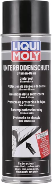 LIQUI MOLY Unterbodenschutz Bitumen schwarz (Spray) 500 ml (6111)