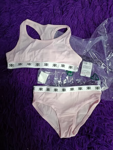 Girls River Island Set. 7-8 Years.Top And Knickers.New