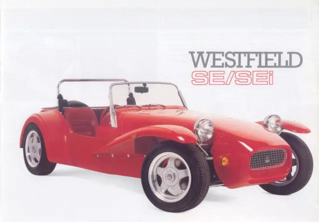 Westfield SE/SEi Ford based kit car original colour Sales Brochure circa 1990