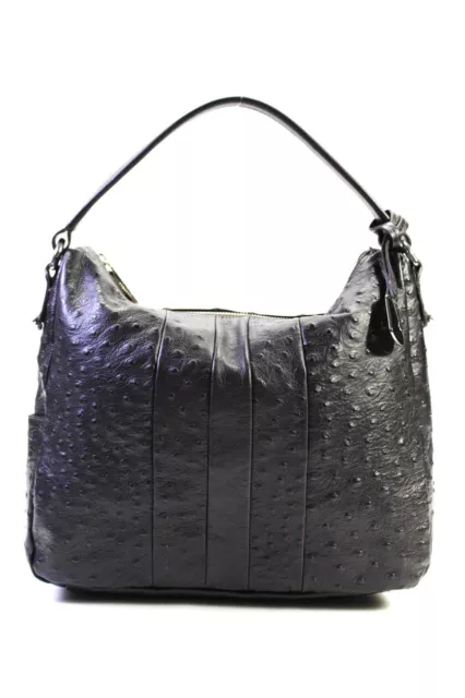 Furla Womens Embossed Print Textured Darted Zipped Shoulder Handbag Brown