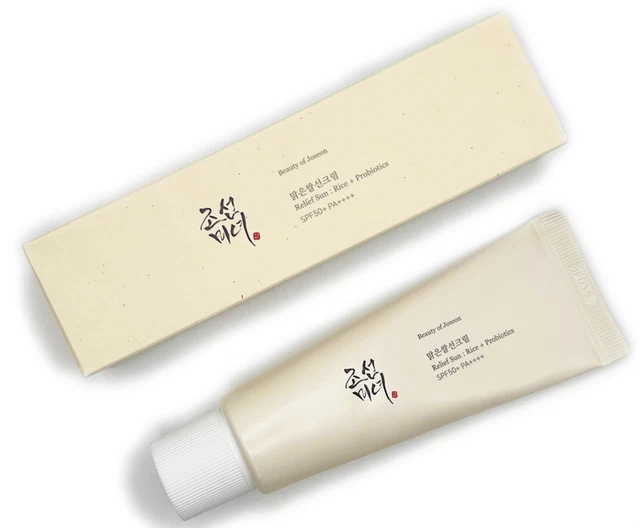 [Beauty of Joseon] Probióticos de arroz Relief Sun 50 ml-Vendedor de EE. UU.