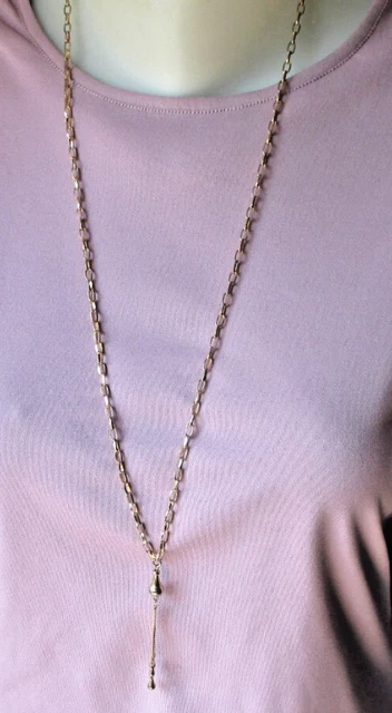 Collier Pendentif AGATHA PARIS Vintage - Couleur Or - Superbe Bijou Ancien