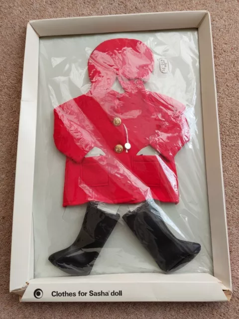 Vintage Sasha Doll Boxed Carded Outfit 802 Duffle With Harrods Price Label NRFB