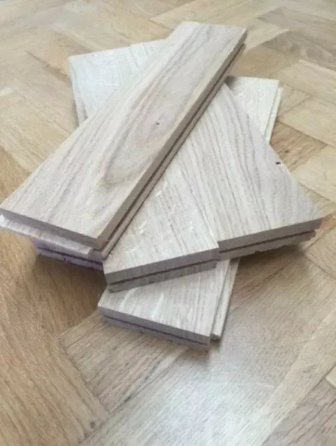 European Parquet Flooring Solid Oak Block Herringbone 300x70x22mm Just £36.75m2