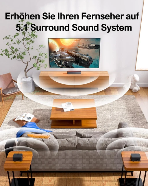 ULTIMEA 5.1 SURROUND Soundbar, 3D Surround Sound System, Soundbar for