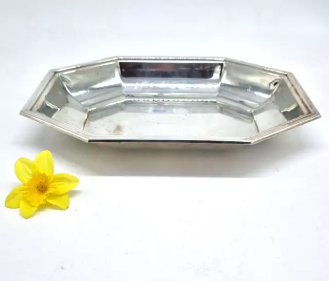 Tolle ART DECO Fleuron France / Christofle Paris Servier Obst Schale Versilbert