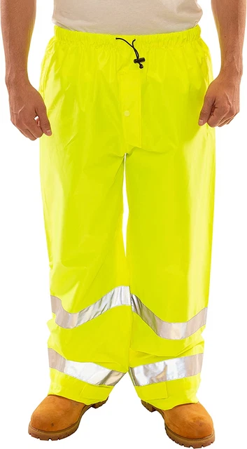 TINGLEY Vision P23122 High Visibility Safety Pants, Fluorescent Yellow-Green