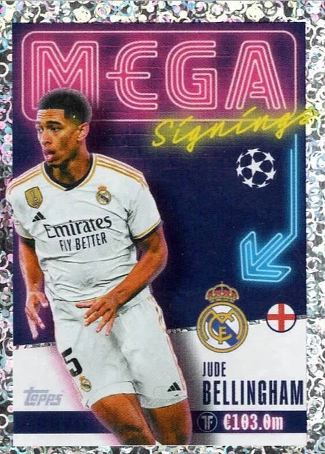 2024-25 Topps UEFA Flagship Jude Bellingham Real Madrid Base 2024-25 Topps UEFA Flagship Jude Bellingham Real Madrid Base
