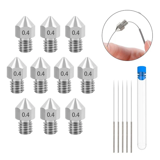 Pratique Bec Aiguille Bouteille Trempé Kit Pièces Pièce de Rechange Résistant
