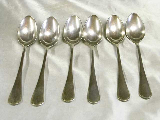 6 Petites Cuillères CHRISTOFLE – Métal Argenté – Made In France – Quasi Neuves