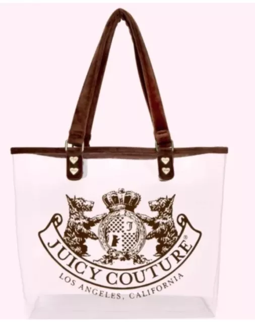 Stoney Clover Lane x Juicy Couture Clear Tote Bag Size L