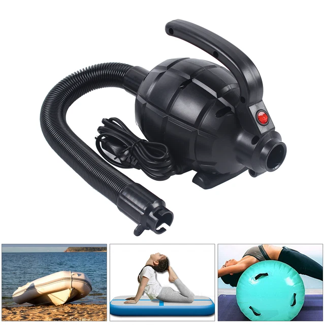 Rullo Ad Aria Gonfiabile PPXIA Per Ginnastica E Yoga – Con Pompa Elettrica, Kit Riparazione, 100x80cm