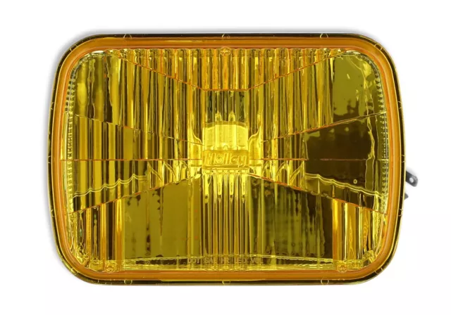 Retrobright 5700K Yellow LED 5"x7" Rectangle Head Light For Classic Vehicles