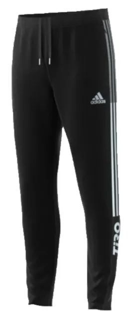 Adidas Hommes Tiro Jogging Noir 3 Rayure Classique Originaux GM3878 Pantalons