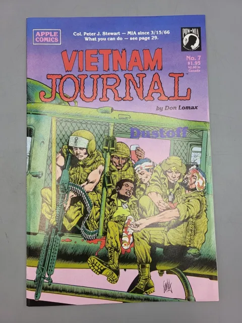 Vietnam Journal (1987) #7 Don Lomax Cover and Art