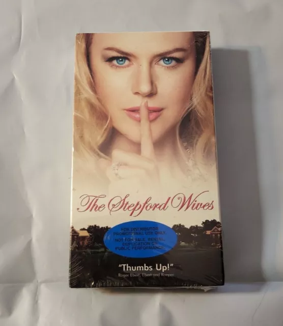 NEW The Stepford Wives VHS Promo Screener 2004 Nicole Kidman,Bette Midler Sealed