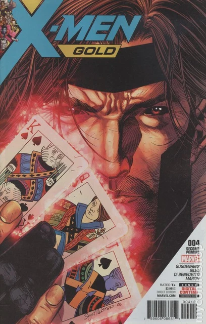 X-Men Gold #4C Syaf Variant 2nd Printing VF 2017 Stock Image