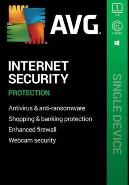 AVG Internet Security 2024 1 Device 2 Years