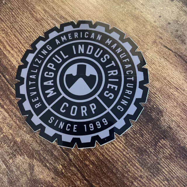 Magpul Industries Corp Black Decal Sticker SHOT SHOW 2022 4”