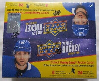 2020-21 Upper Deck Series 2 Hockey 24 Pack Sealed Retail Box
