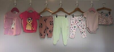 Baby Girls Bundle Of Clothes Age 6-9 Months M&S H&M