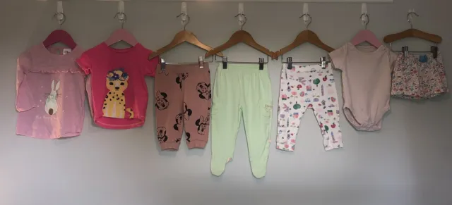 Pacchetto di vestiti per bambine età 6-9 mesi M&S H&M